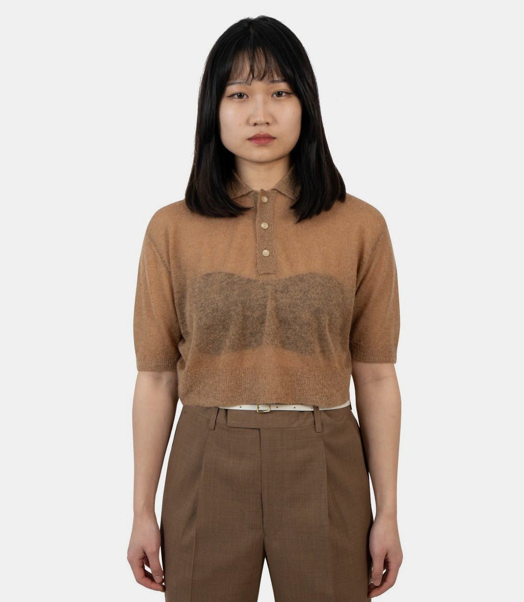 Polo en laineA23SP04FG - CAMEL - SS23 - 0Auralee
