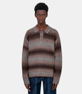 Polo en maille dégradé - AWK - FW25 - KN001 - S - Awake ny