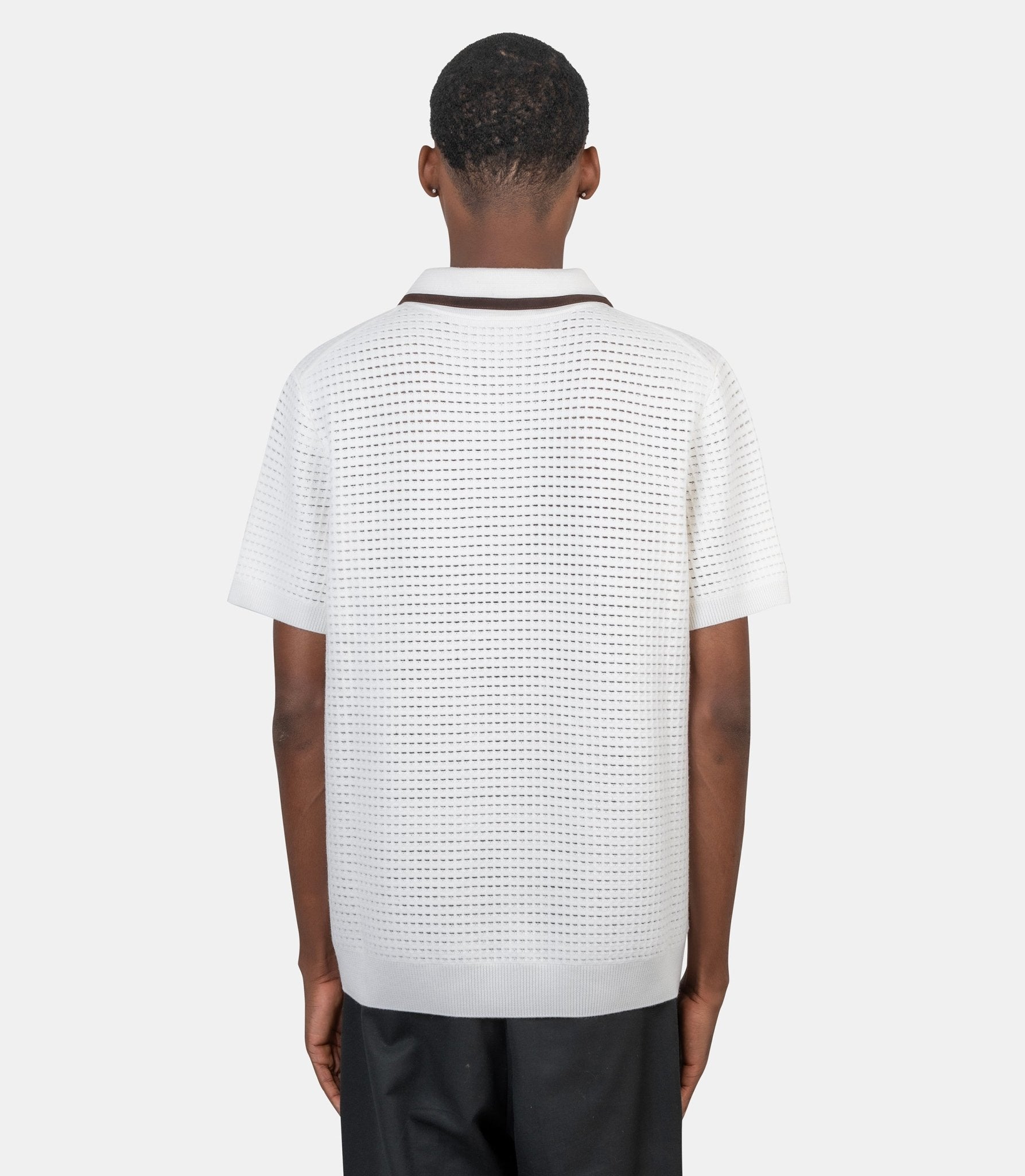 Polo gaufré-M-AW26-KW-1480-01-S-Casablanca