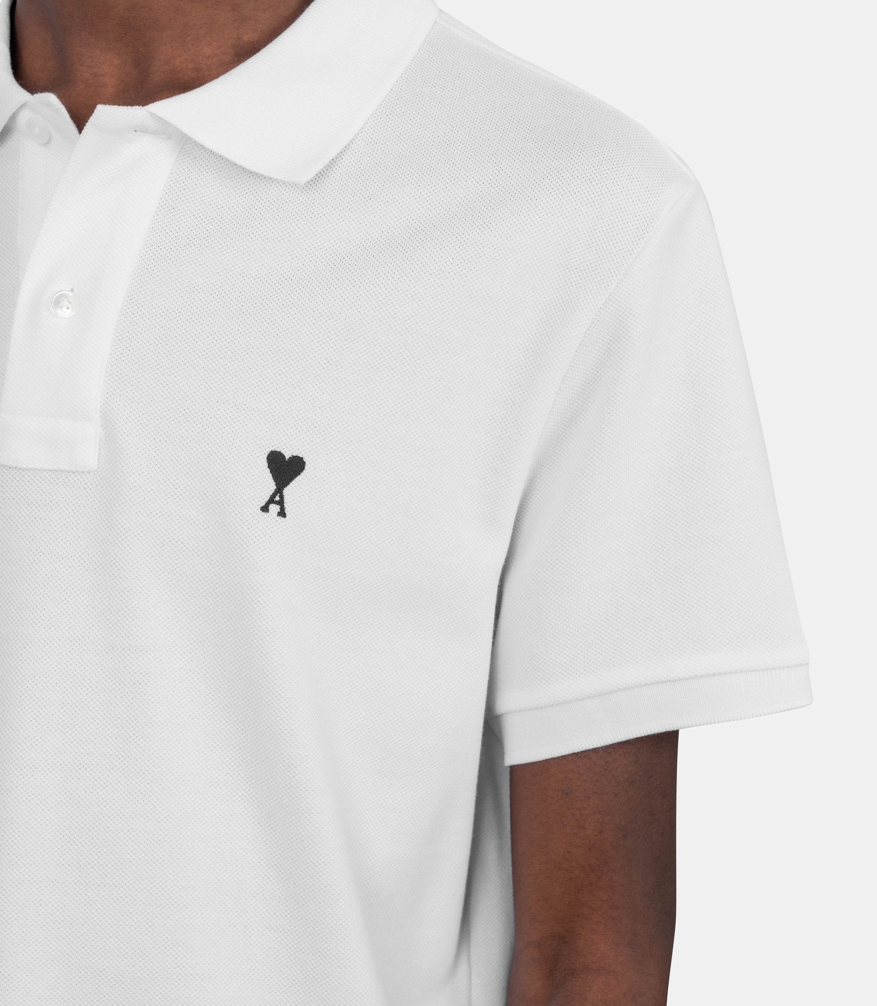Polo manches courtes ami de coeur - HPL411.760-100-S - Ami paris