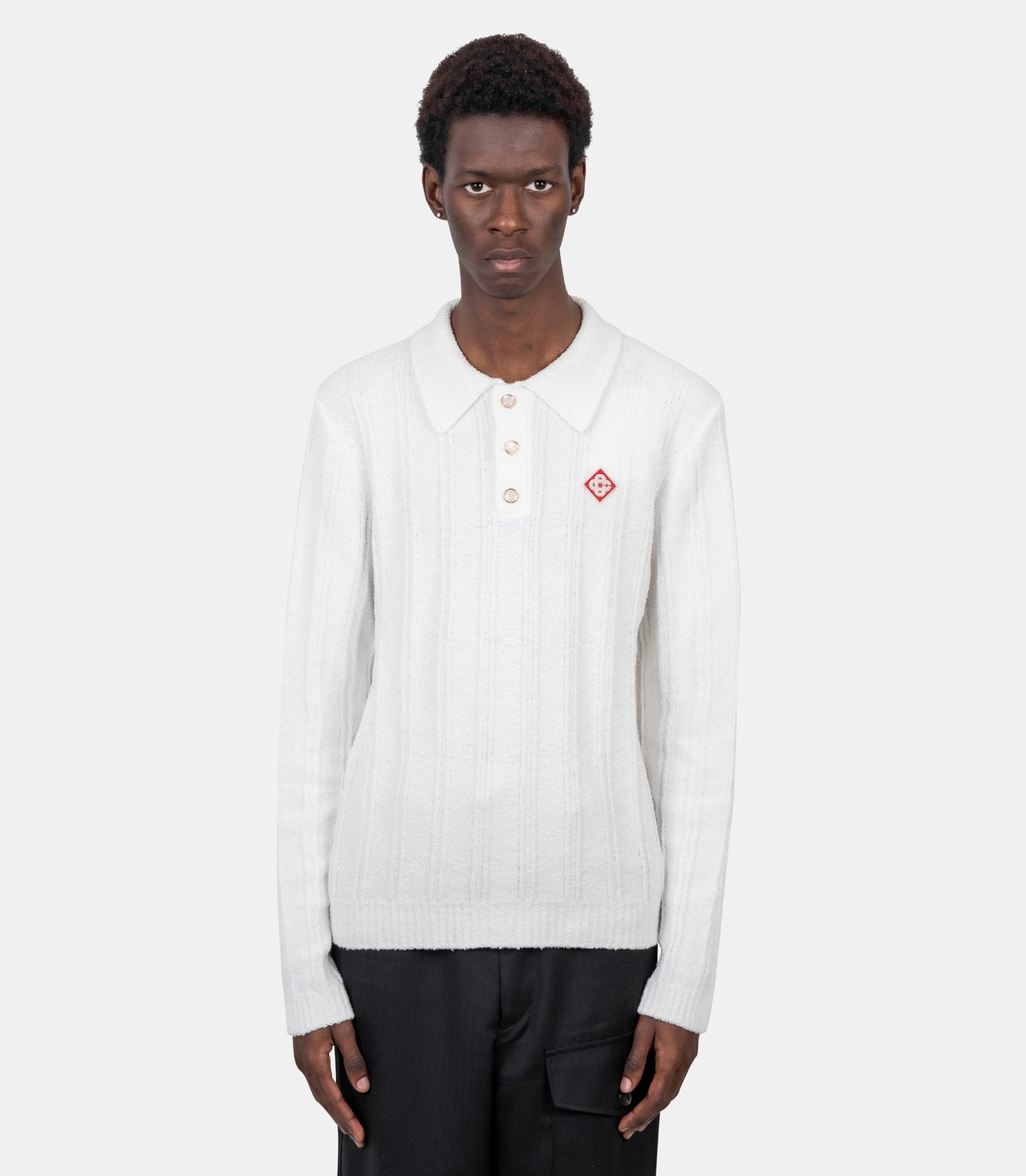 Polo manches longues - M-PF26-KW-1000-01-S - Casablanca
