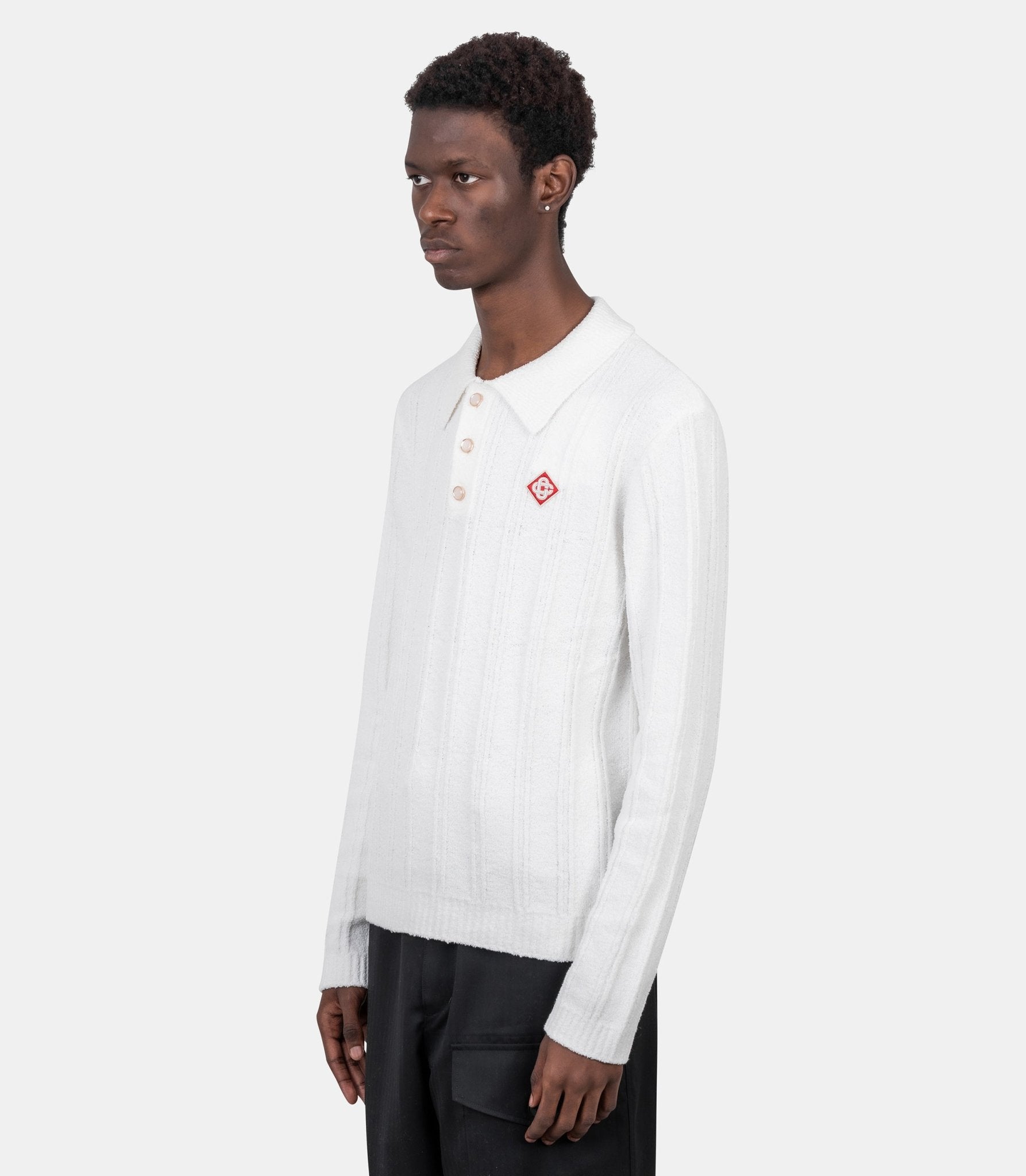 Polo manches longues - M-PF26-KW-1000-01-S - Casablanca