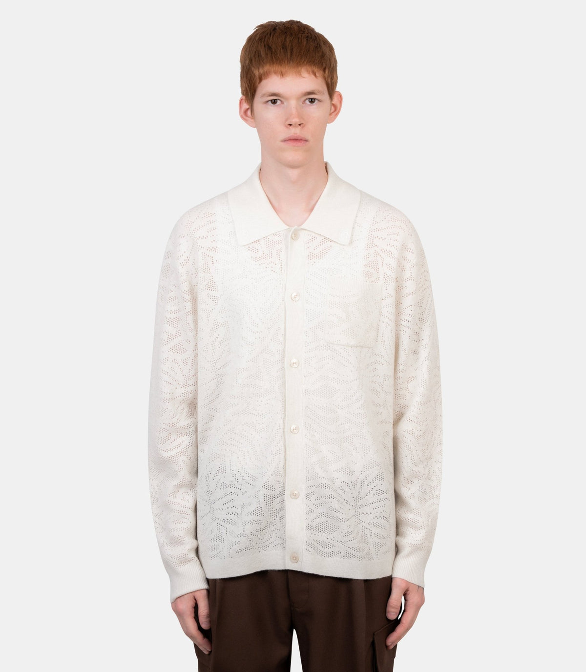 Polo manches longues-M-CA190-WO055-OW-S-Drôle de monsieur