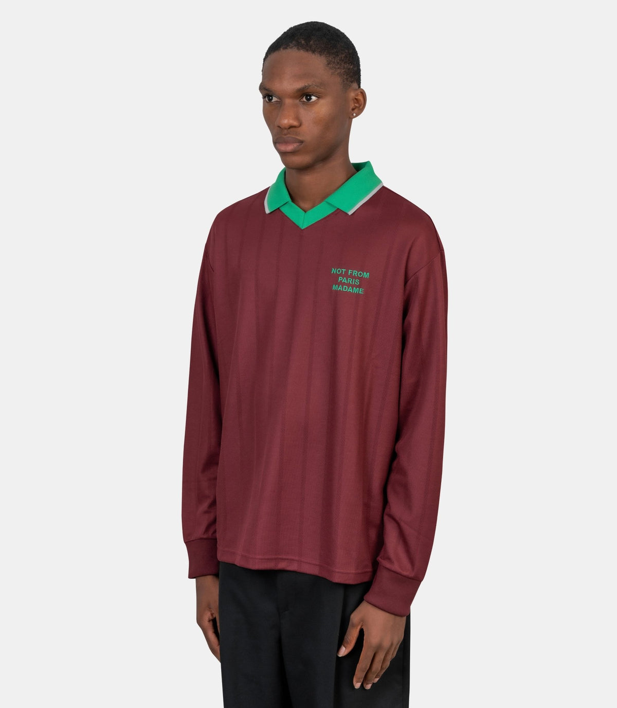 Polo manches longues slogan-M-PL189-PL160-BY-XS-Drôle de monsieur