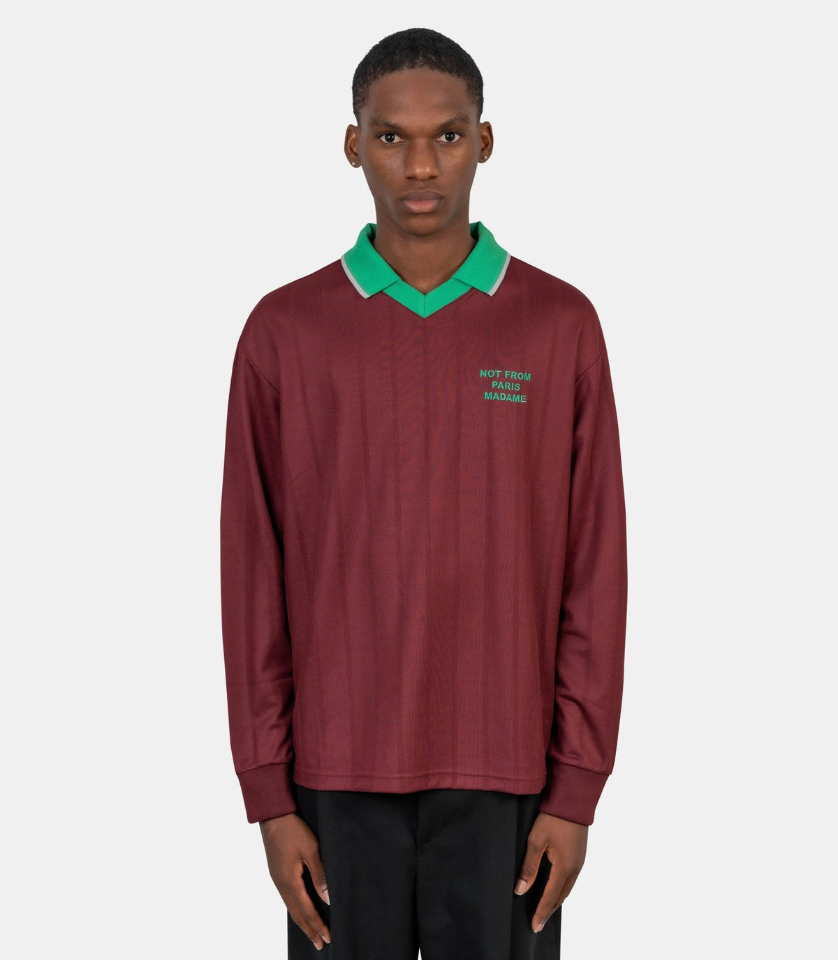 Polo manches longues slogan-M-PL189-PL160-BY-XS-Drôle de monsieur