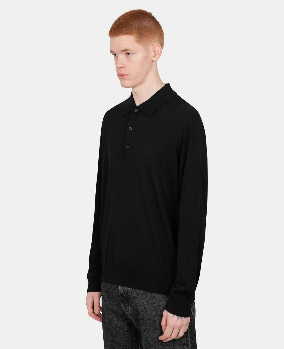 Polo merino3062 - BLACK - MSunflower