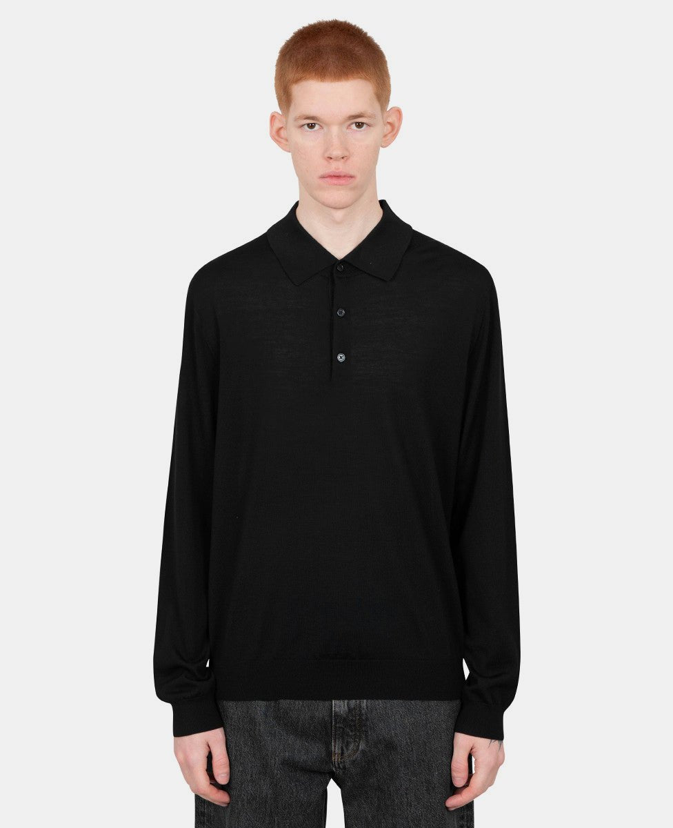 Polo merino3062 - BLACK - MSunflower