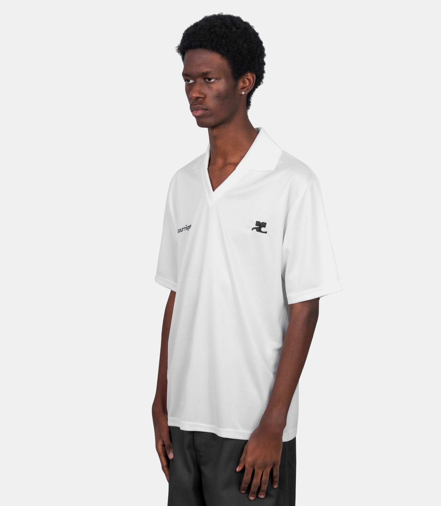 Polo sports oversized - 126JPO059JS0195-B166-XS - Courrèges