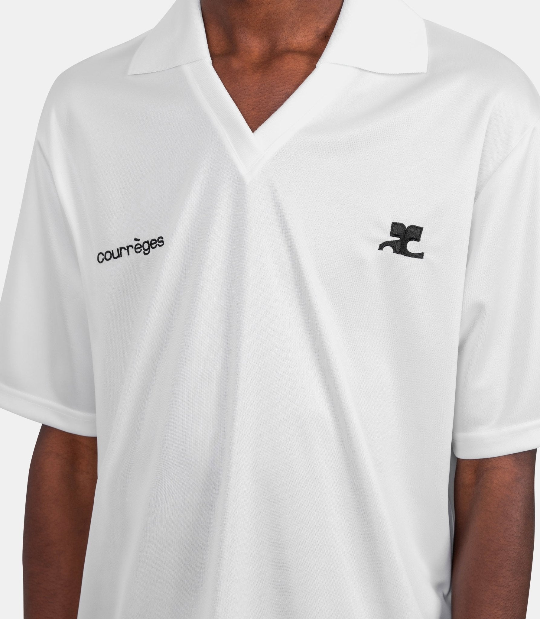 Polo sports oversized - 126JPO059JS0195-B166-XS - Courrèges