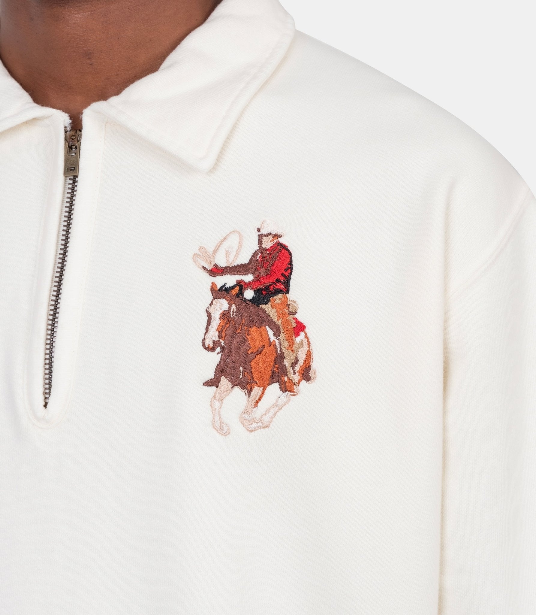 Polo zippée lasso sport - 01D-04-021-BONE-S - One of these days