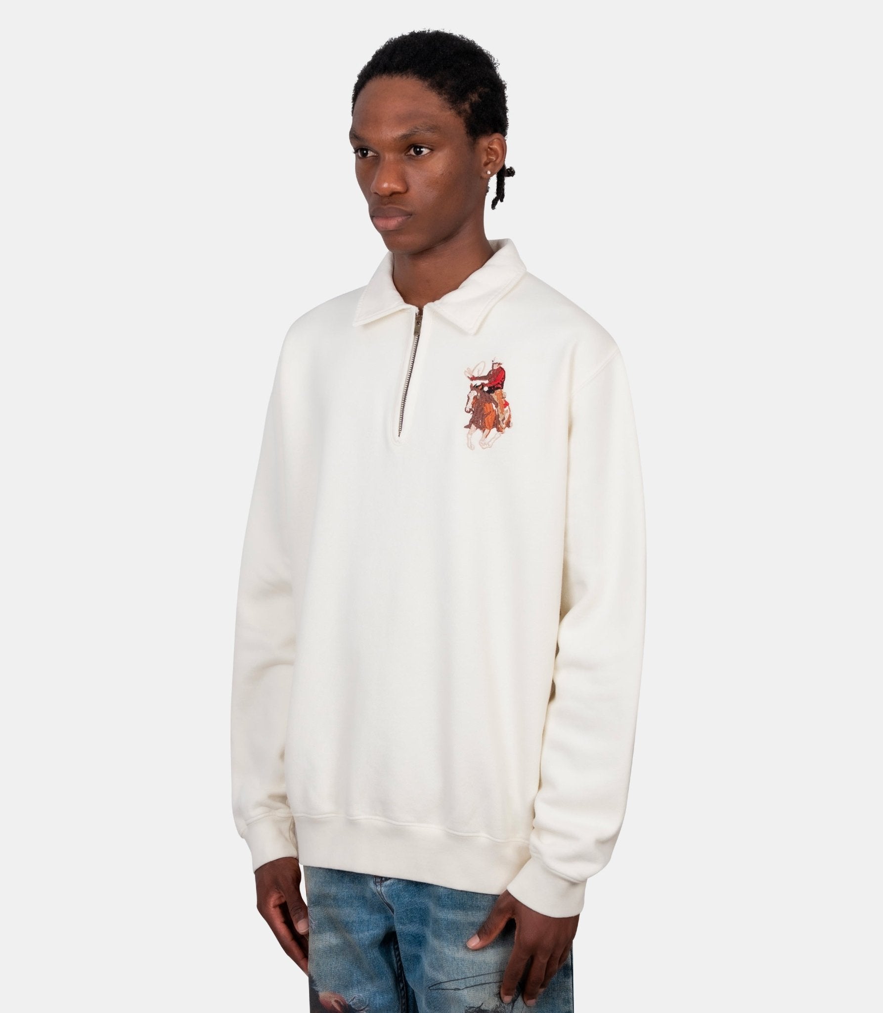 Polo zippée lasso sport - 01D-04-021-BONE-S - One of these days