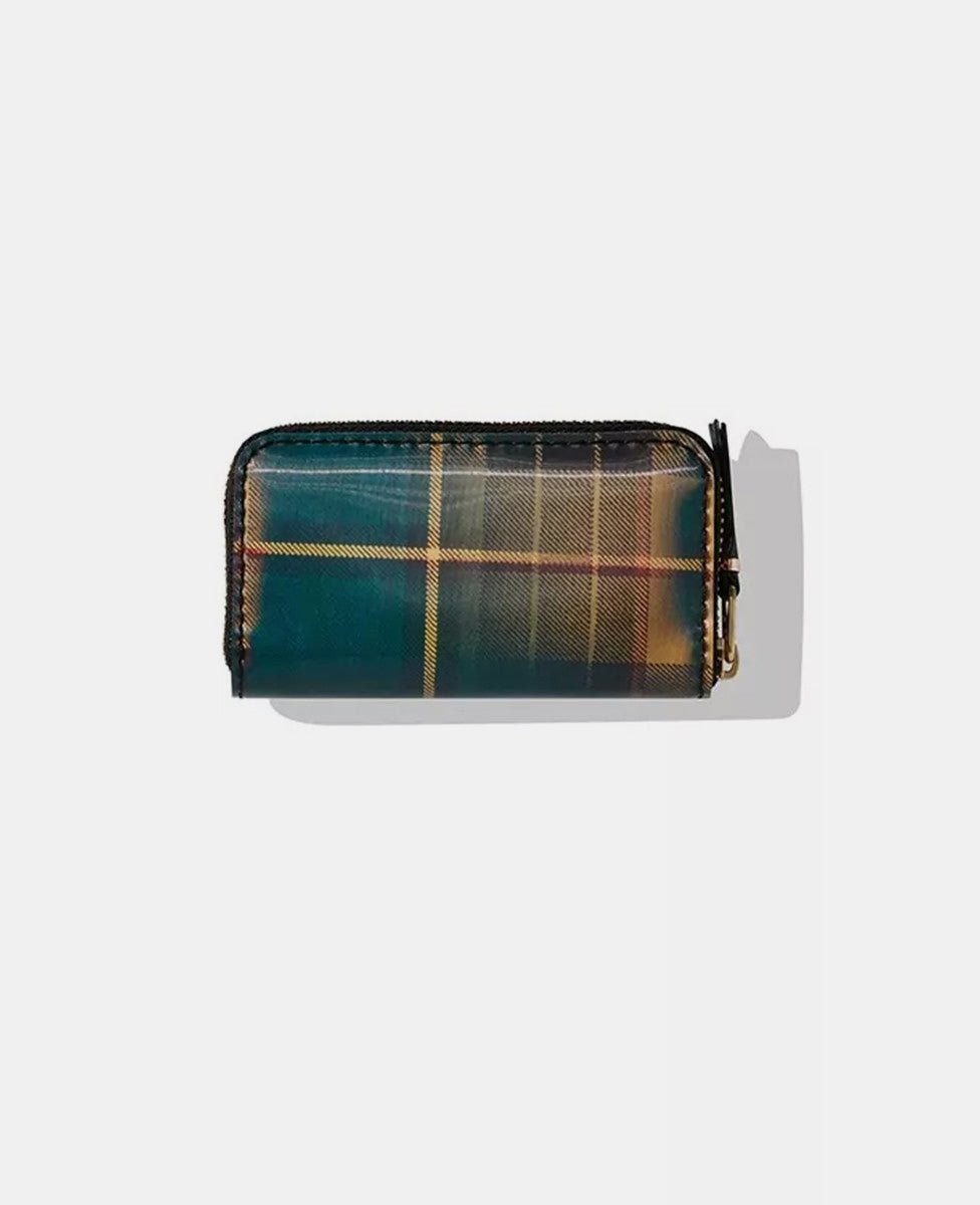 Porte monnaie mini écossais - SA410XLT - YELLOWGREEN - FW23 - O/S - Comme des garçons wallet