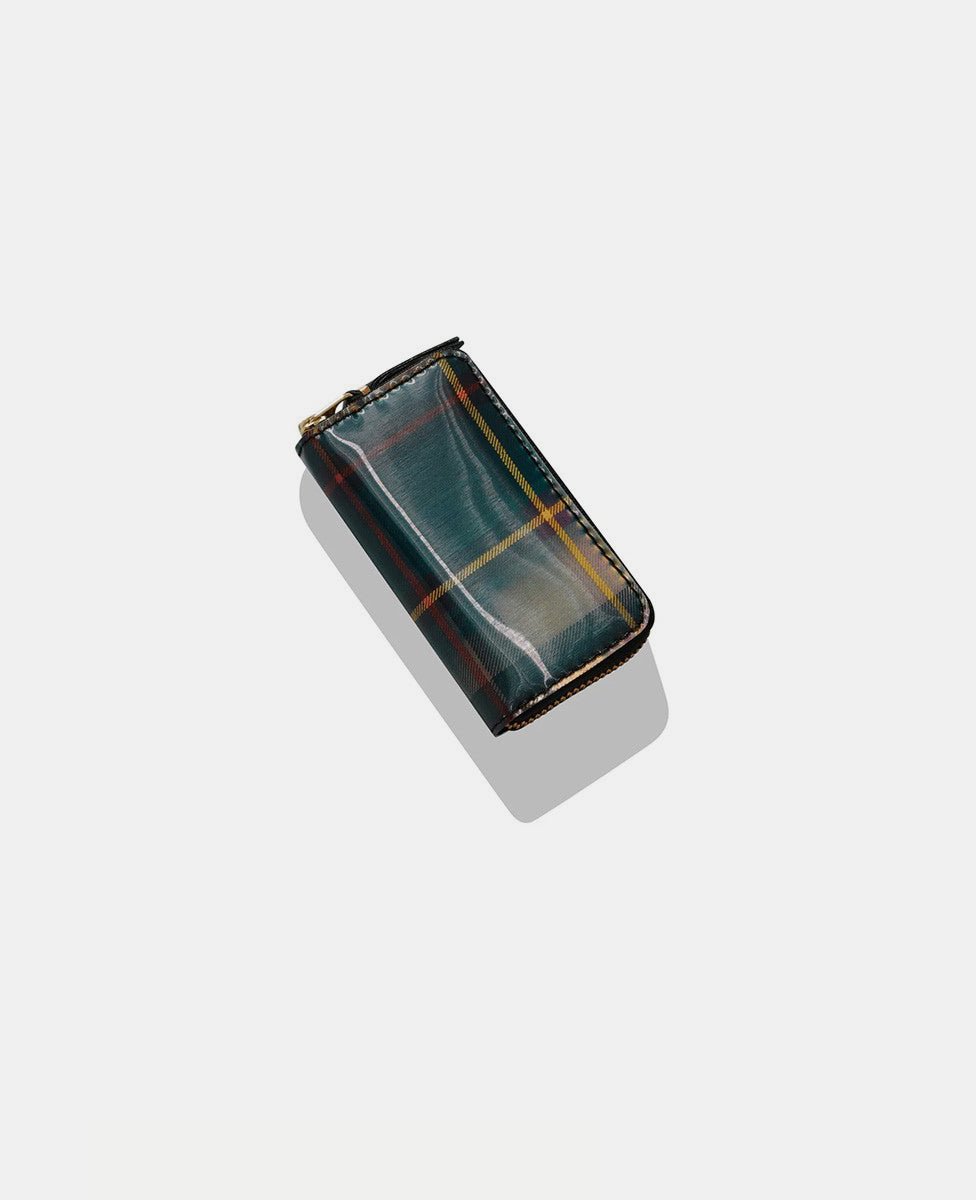 Porte monnaie mini écossais - SA410XLT - YELLOWGREEN - FW23 - O/S - Comme des garçons wallet
