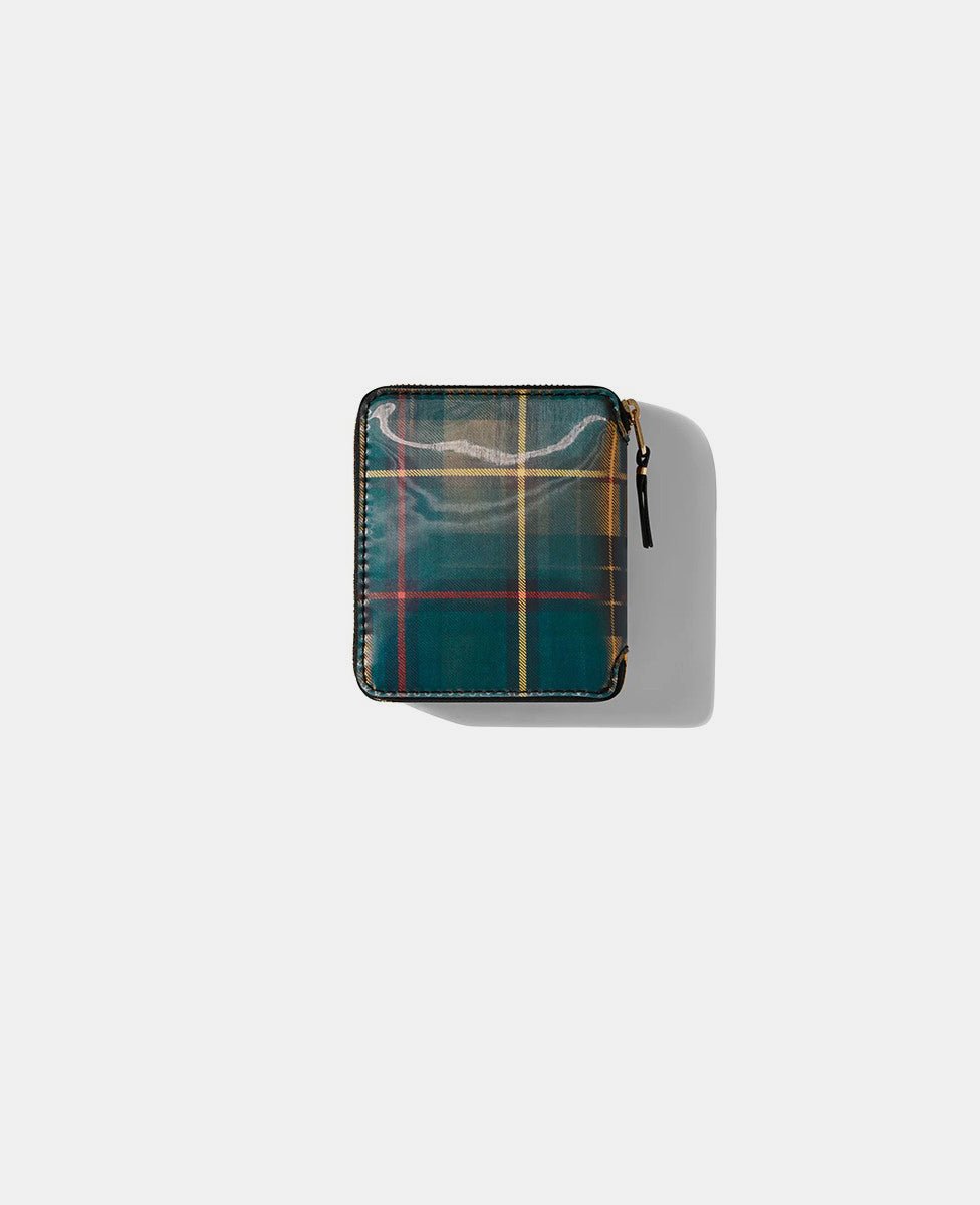 Portefeuille écossais - SA2100LT - YELLOWGREEN - FW23 - O/S - Comme des garçons wallet