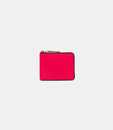 Portefeuille zippé super fluo rose - SA7100SF - PINK - FW24 - OS - Comme des garçons wallet