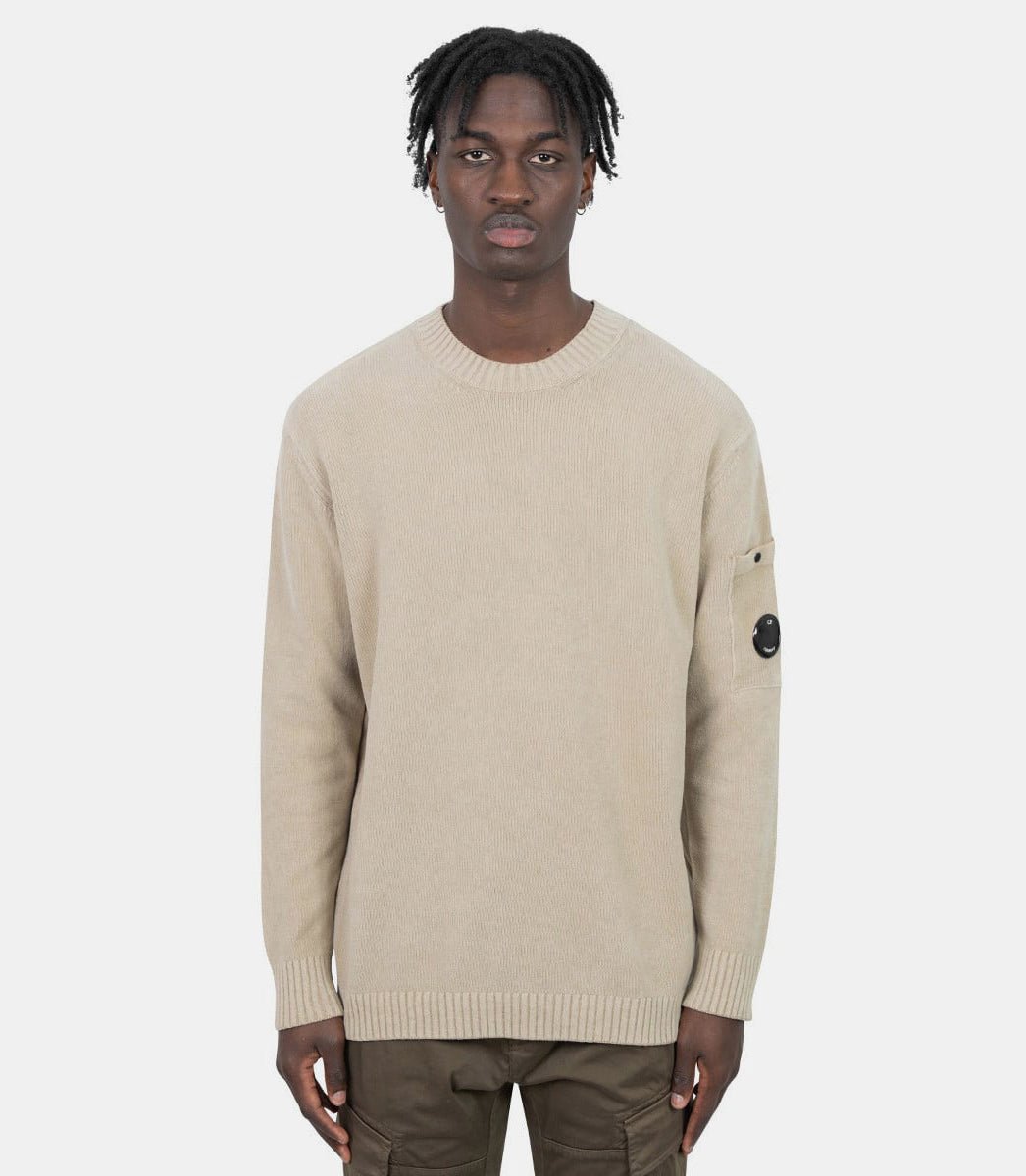 Pull chenille tricoté - 18CMKN068A - 005687G - 327 - S - C.p. company