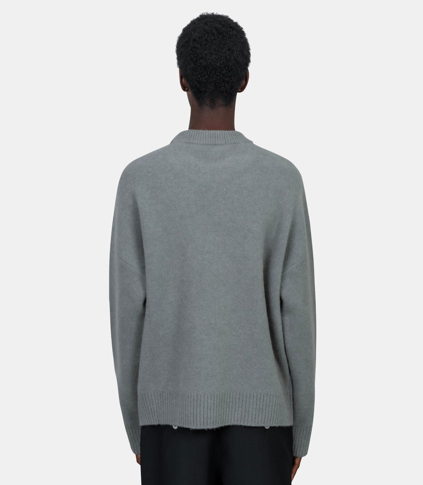 Pull col rond ami de coeur - UKS836.KN0135.058 - S - Ami paris