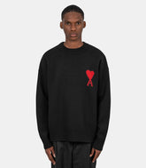 Pull col rond ami de cœur-UKS838.018.009-XS-Ami paris