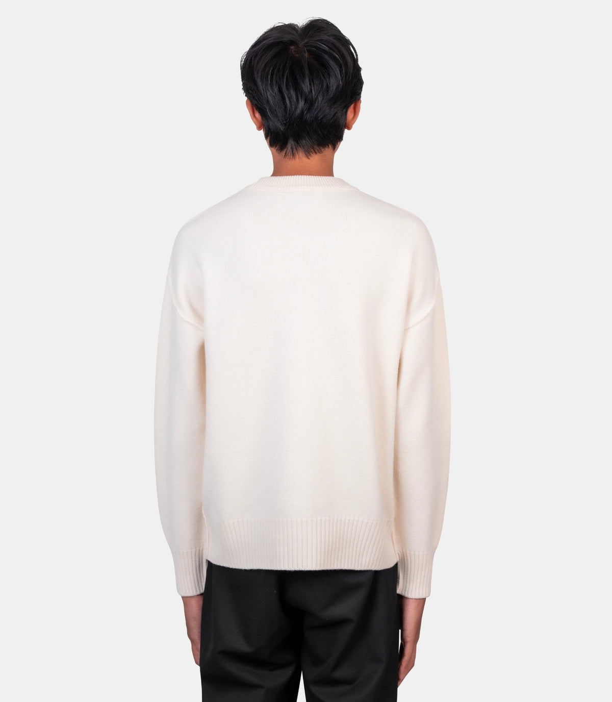 Pull col rond ami de cœur-UKS838.018.151-XS-Ami paris