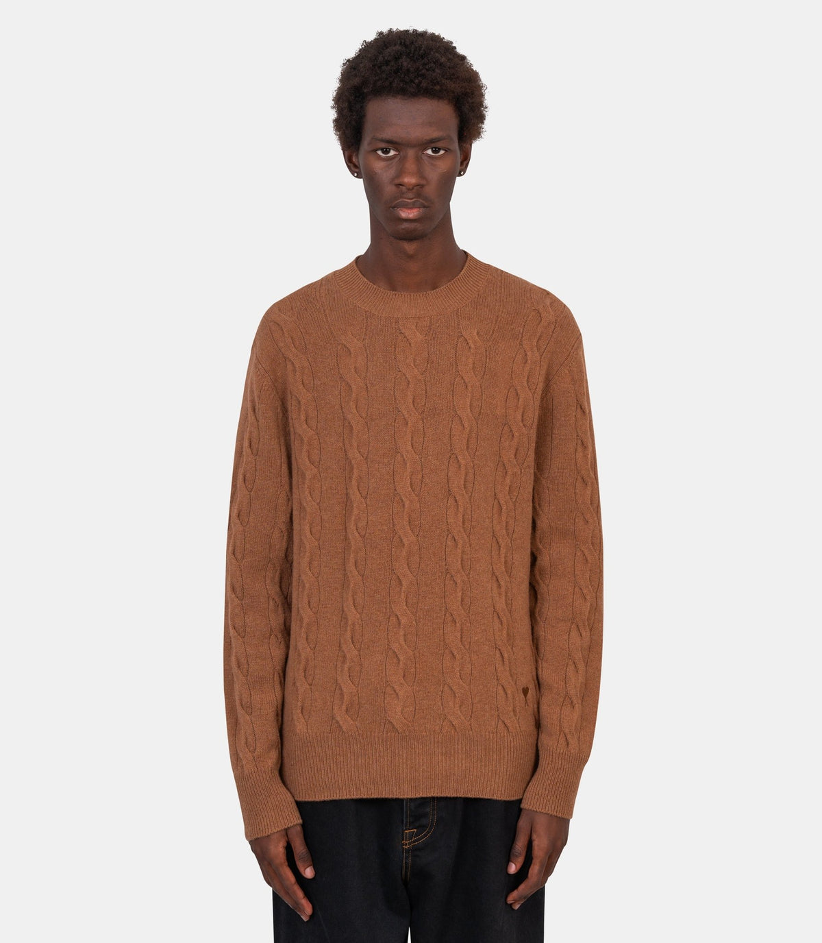 Pull col rond ami de cœur-UKS880.KN0189.280-S-Ami paris