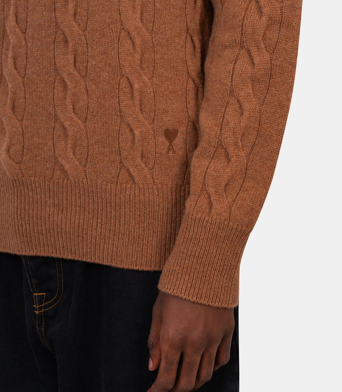 Pull col rond ami de cœur-UKS880.KN0189.280-S-Ami paris
