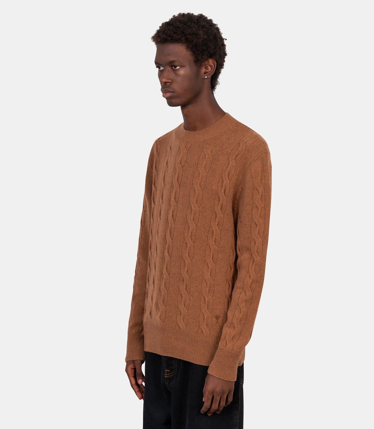 Pull col rond ami de cœur-UKS880.KN0189.280-S-Ami paris