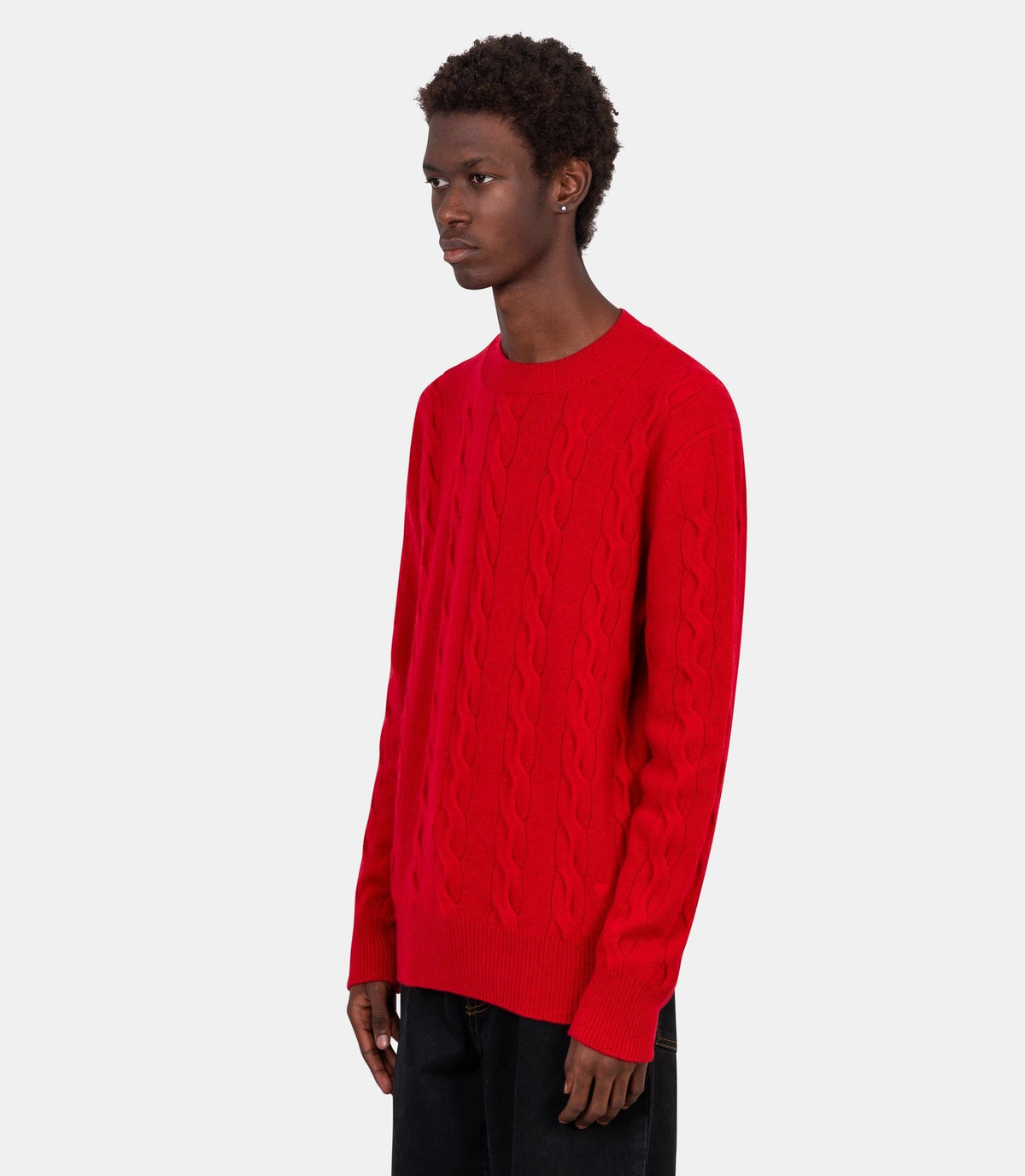 Pull col rond ami de cœur-UKS880.KN0189.A186-S-Ami paris