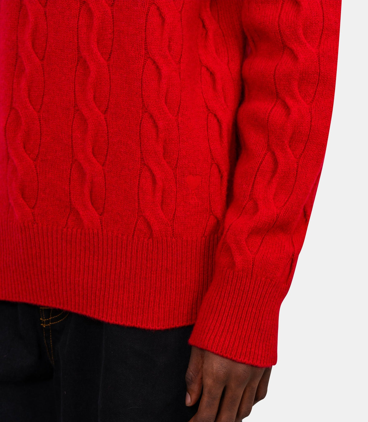 Pull col rond ami de cœur-UKS880.KN0189.A186-S-Ami paris