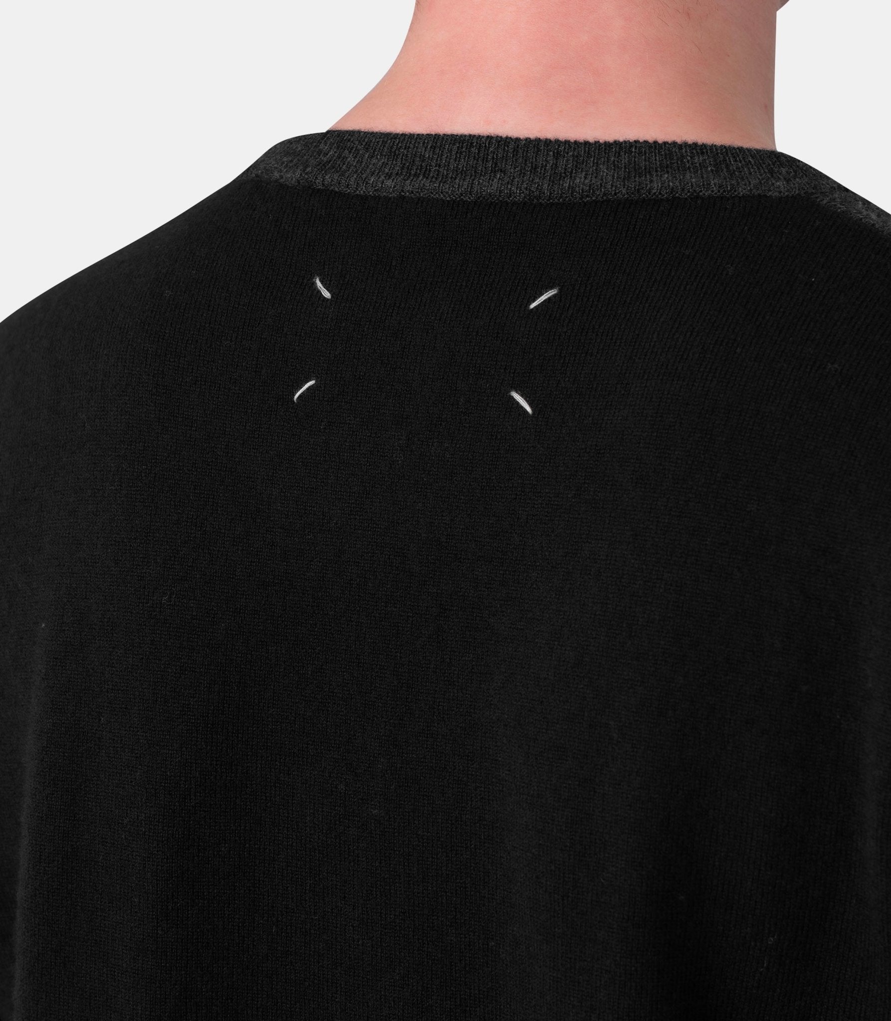 Pull col rond - S67HL0011-M13177-001F-S - Maison margiela