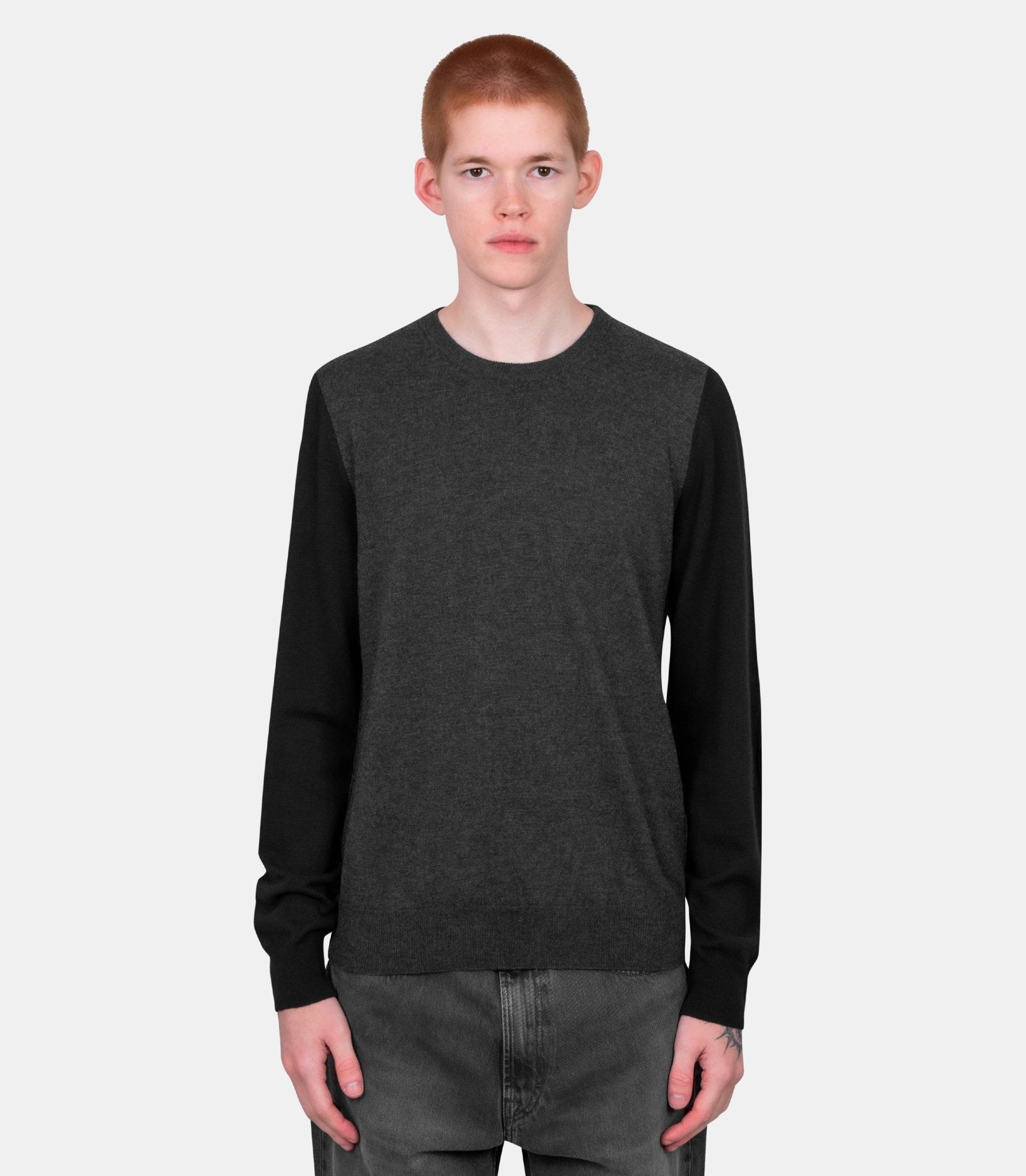 Pull col rond - S67HL0011-M13177-001F-S - Maison margiela