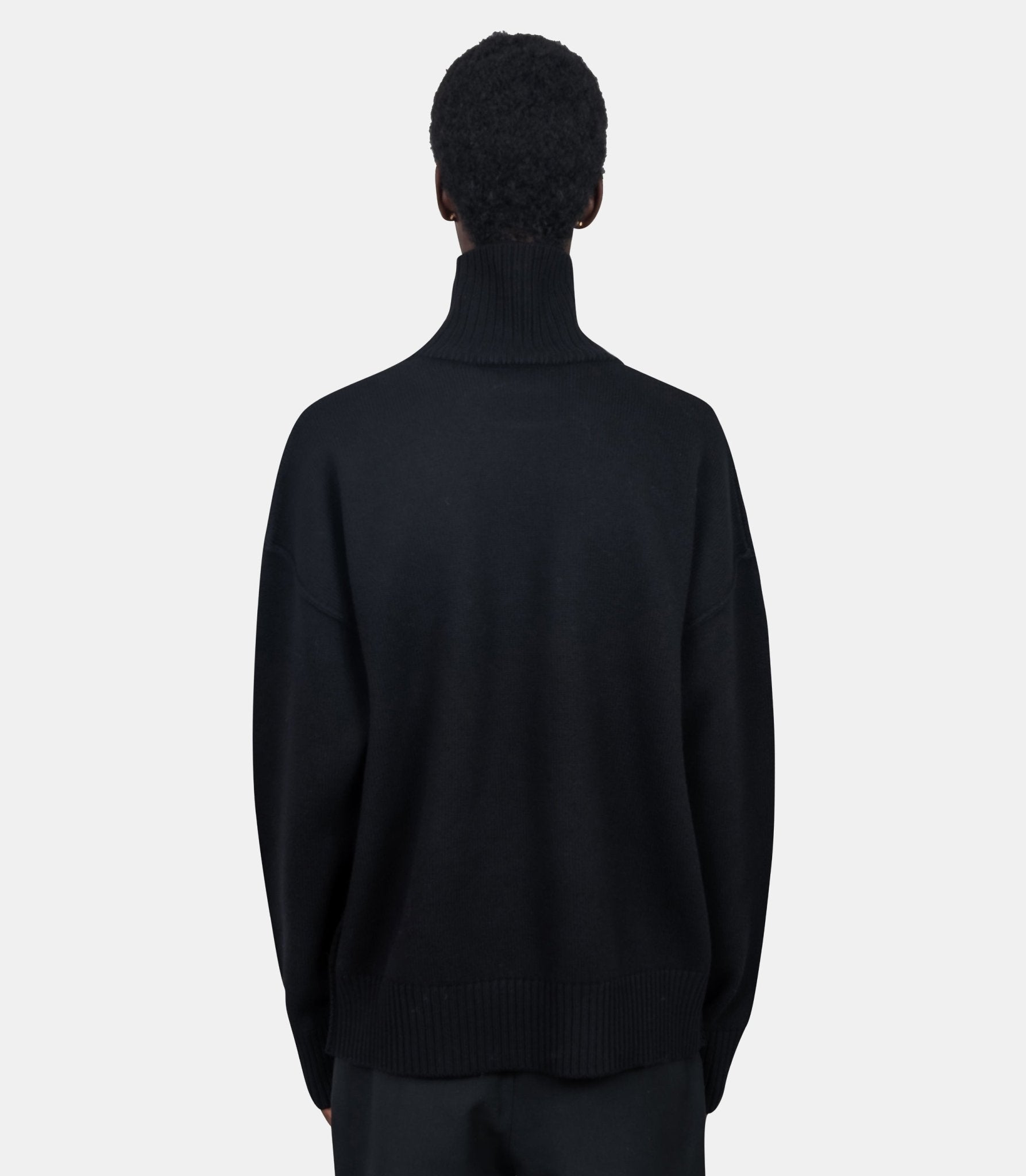 Pull col roulé ami de coeur - UKS839.018.009 - XXS - Ami paris