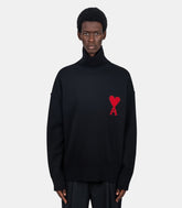 Pull col roulé ami de coeur - UKS839.018.009 - XXS - Ami paris