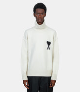 Pull col roulé ami de coeur - UKS839.018.151 - XXS - Ami paris
