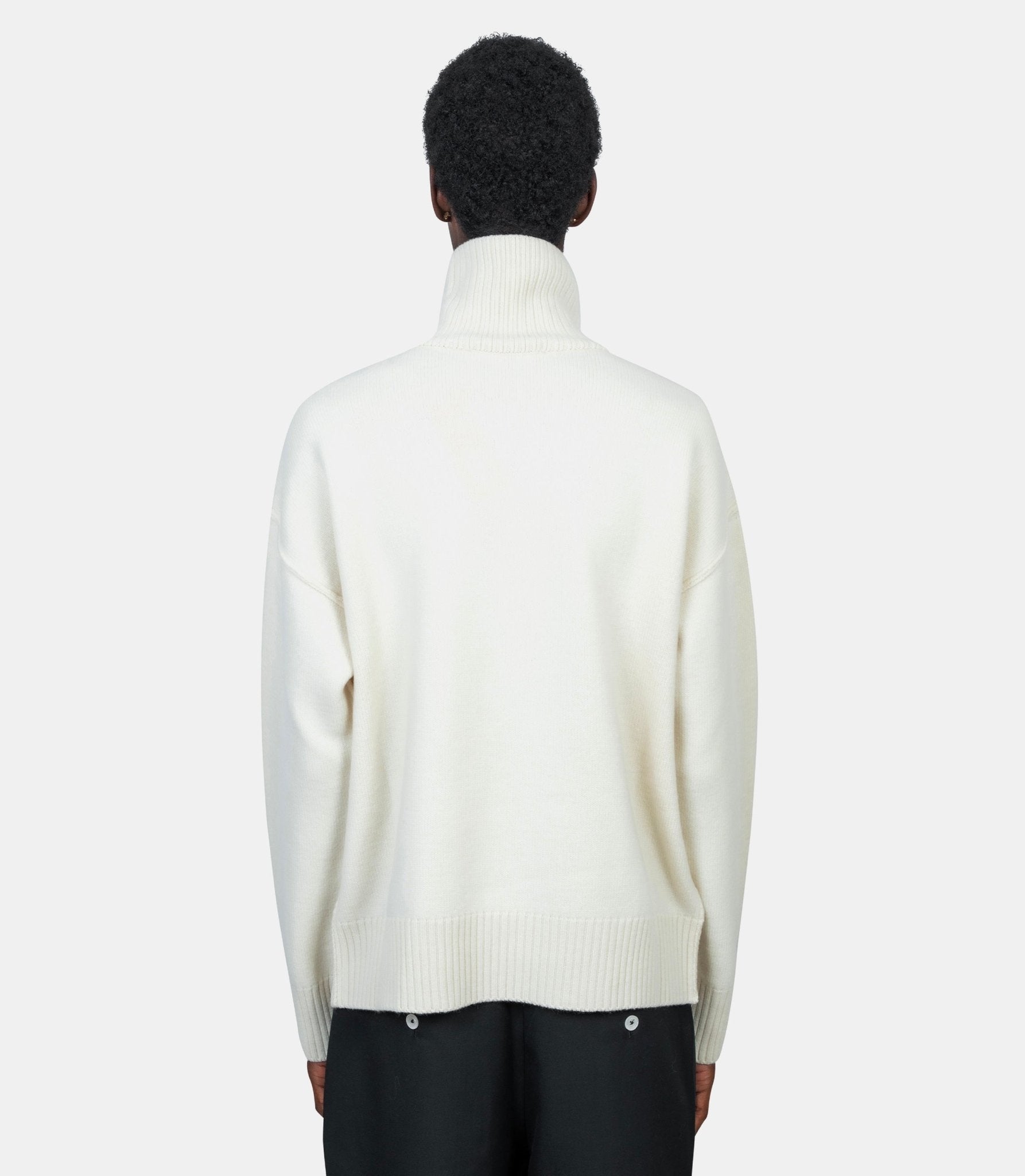 Pull col roulé ami de coeur - UKS839.018.151 - XXS - Ami paris