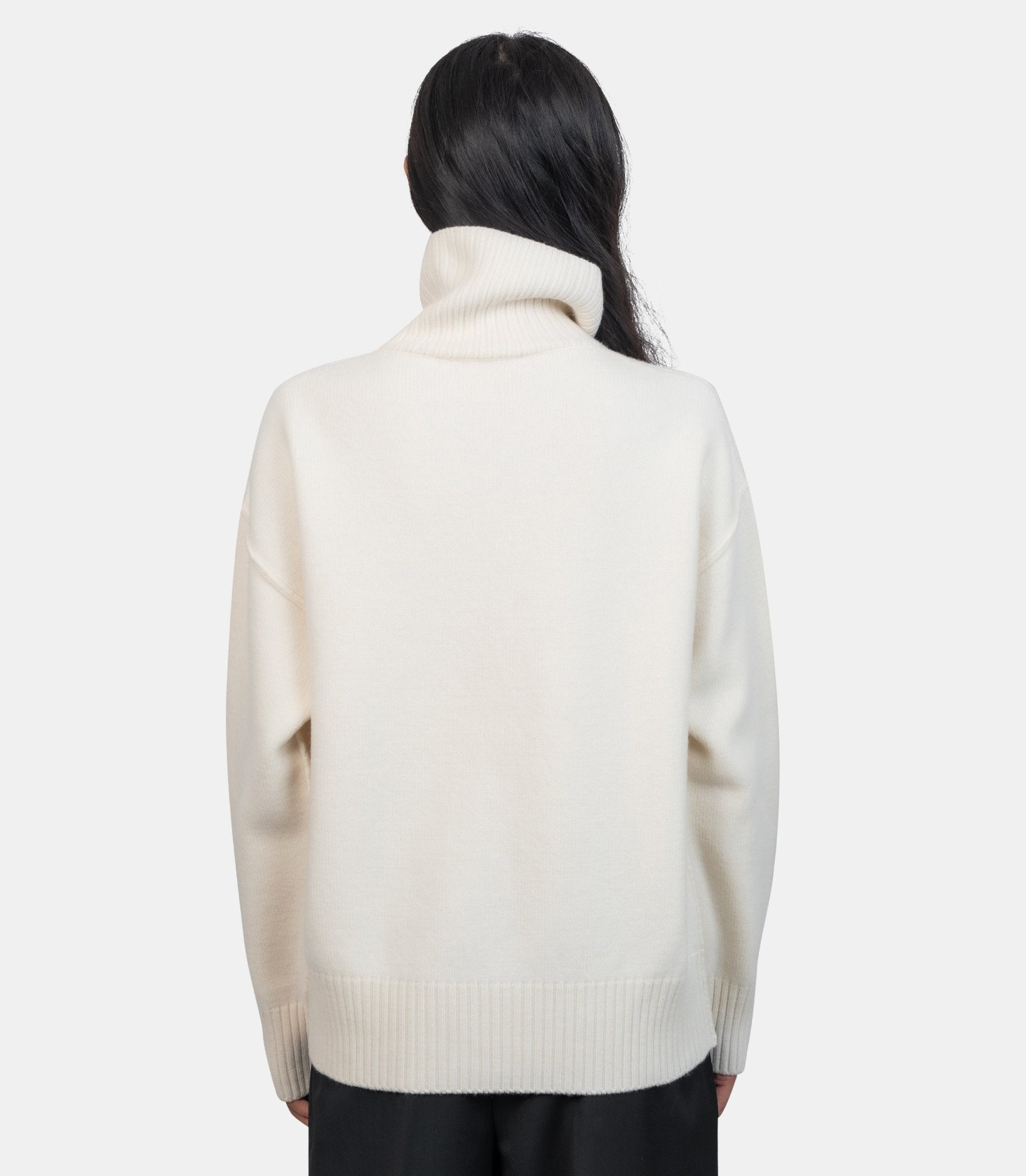 Pull col roulé ami de coeur - UKS839.018.151 - XXS - Ami paris