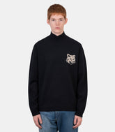 Pull col roulé fox head-NM00807KM0329-0630-S-Maison kitsuné