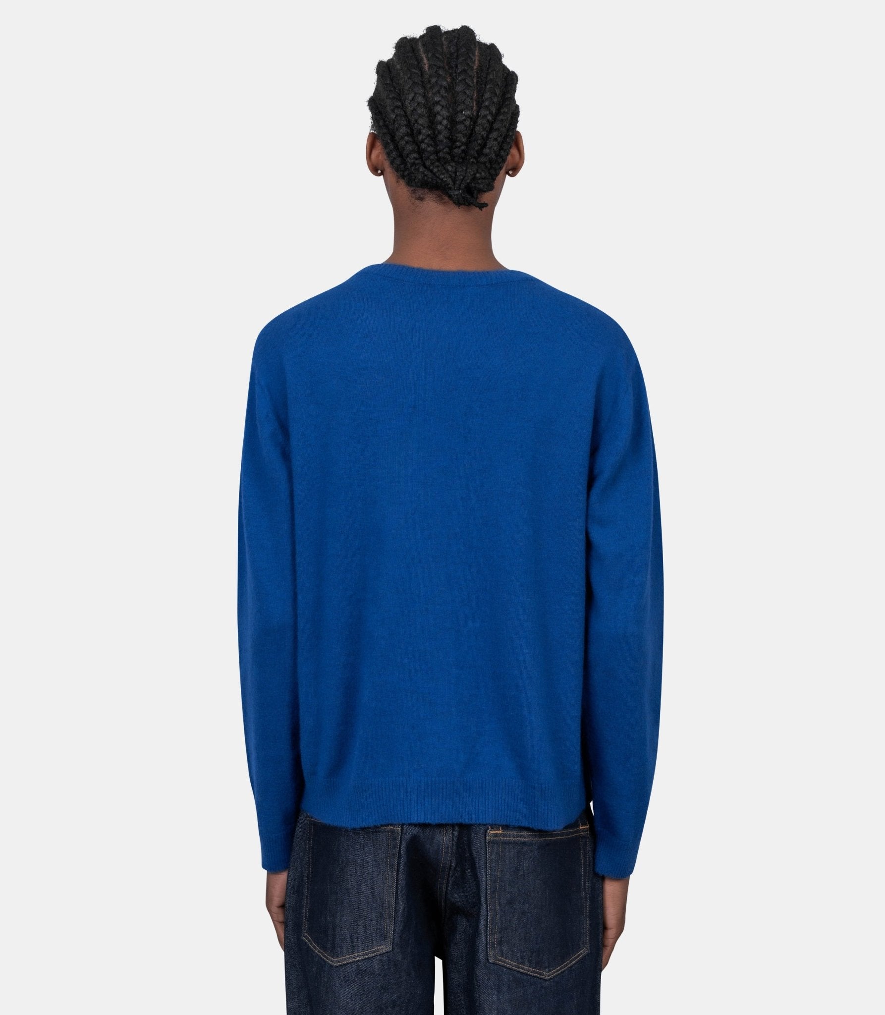 Pull en cachemire et coton brossé - A26SP02CC-4 - Auralee