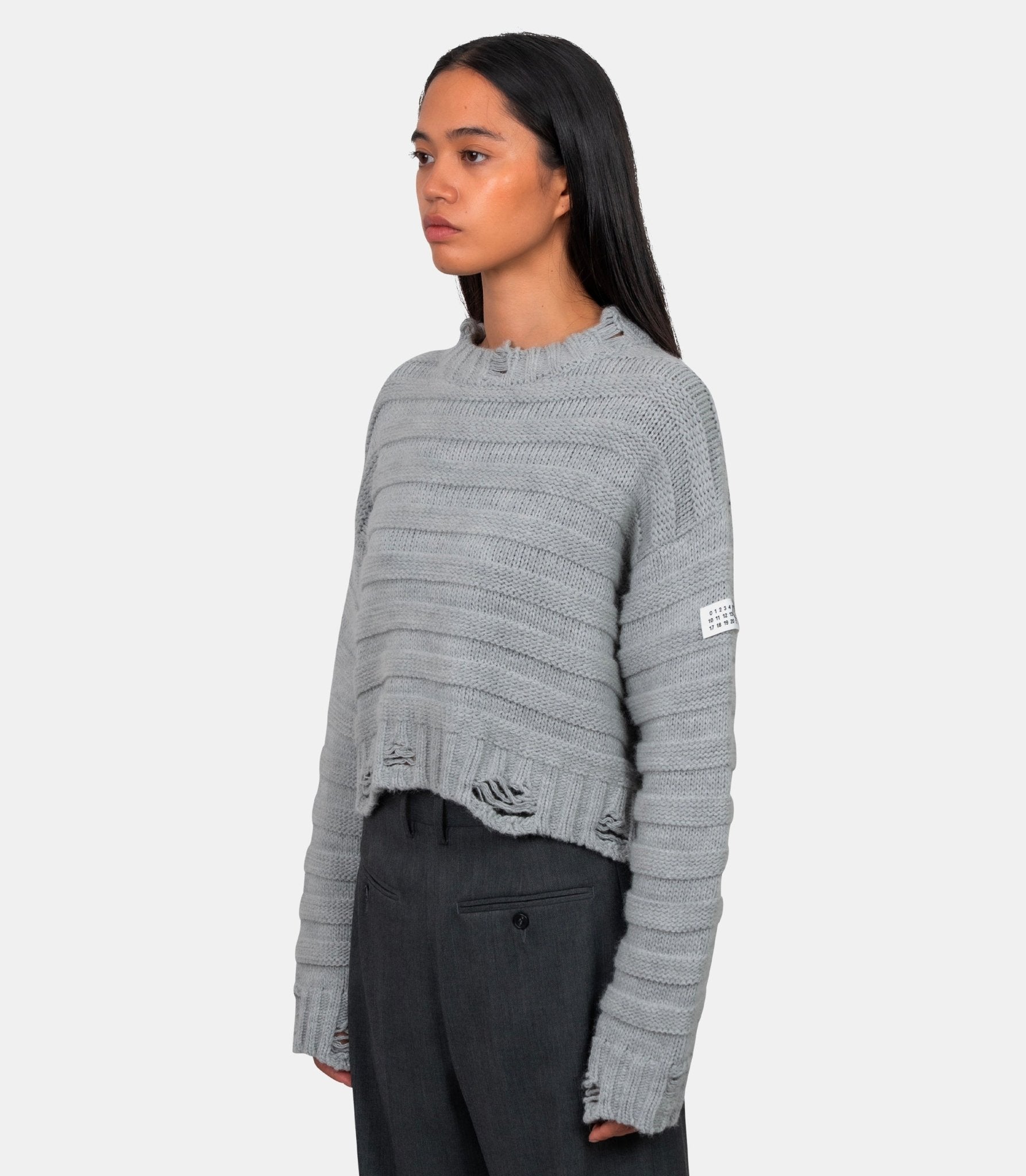 Pull en laine - S52HL0031 - M13040 - 857M - XS - Mm6 maison margiela