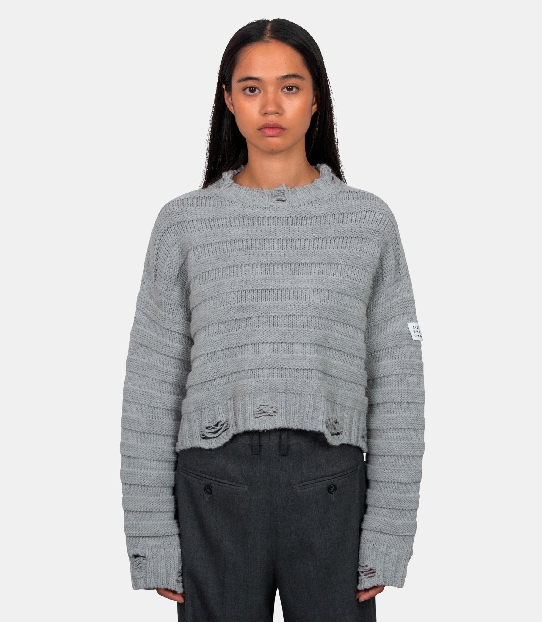 Pull en laine - S52HL0031 - M13040 - 857M - XS - Mm6 maison margiela