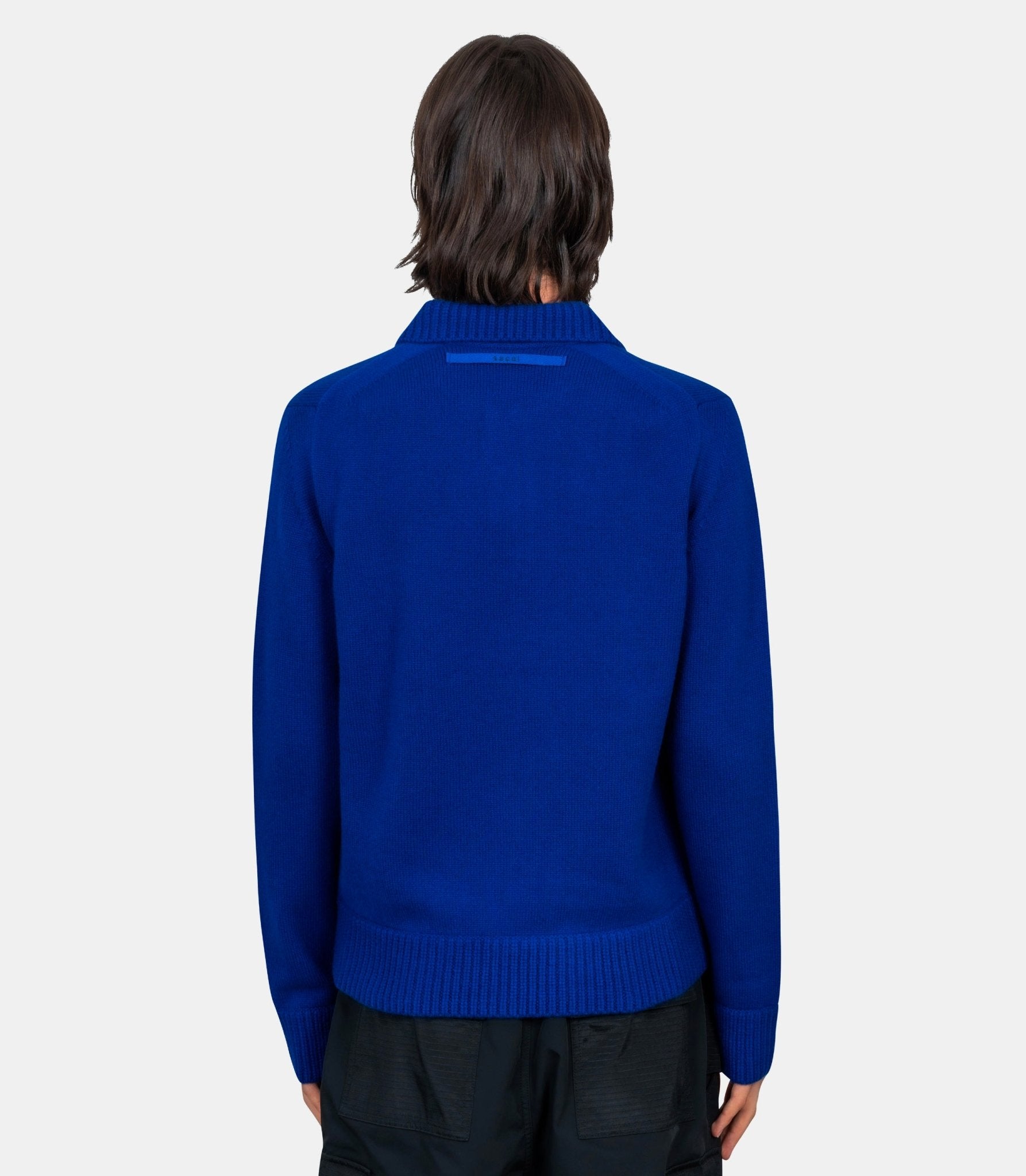 Pull en laine - 25 - 03834M - 401 - 2 - Sacai