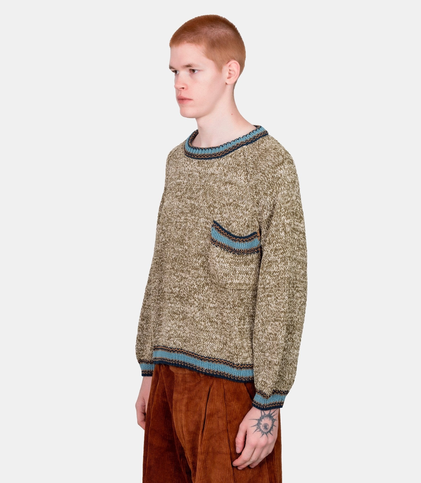 Pull en maille bulb - SAW25KNIBLJCOTOLI-S - Story mfg.