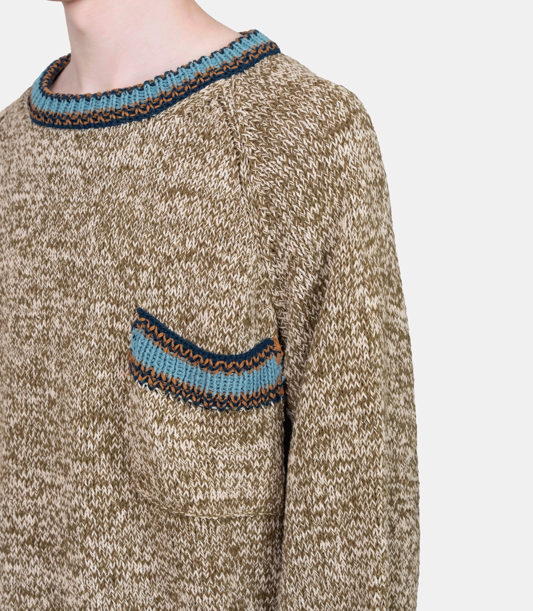 Pull en maille bulb - SAW25KNIBLJCOTOLI-S - Story mfg.