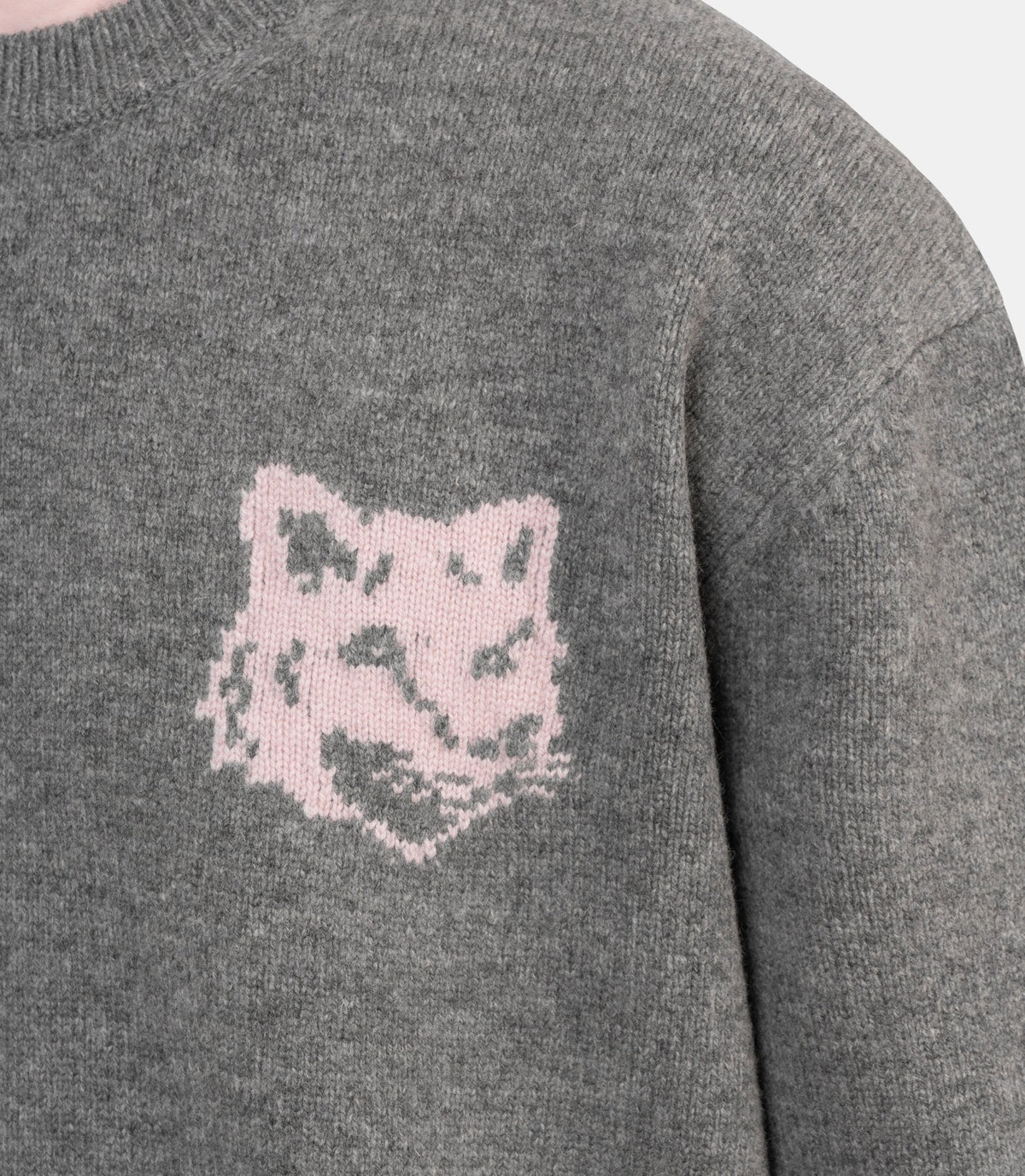 Pull fox head-PM00816KM0329-0627-S-Maison kitsuné