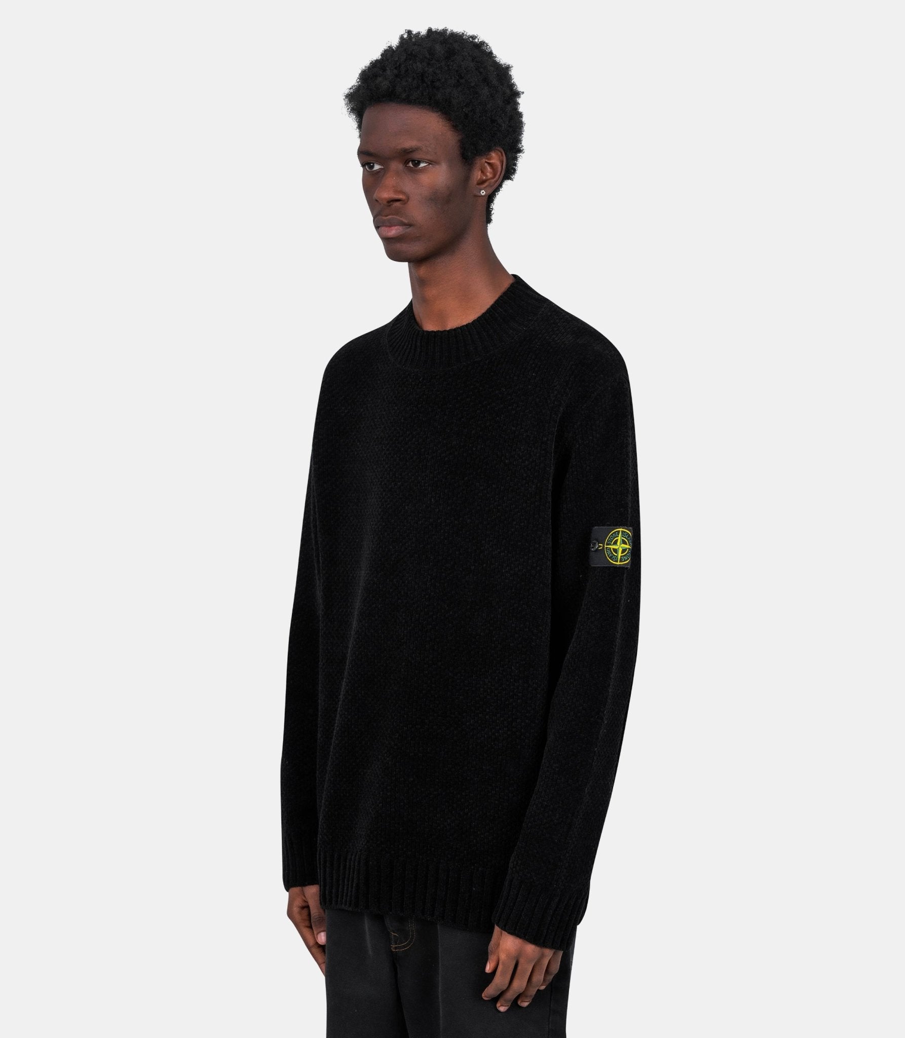 Pull moss stitch cotton chenille - L1S155100005S00N8-V0029-S - Stone island