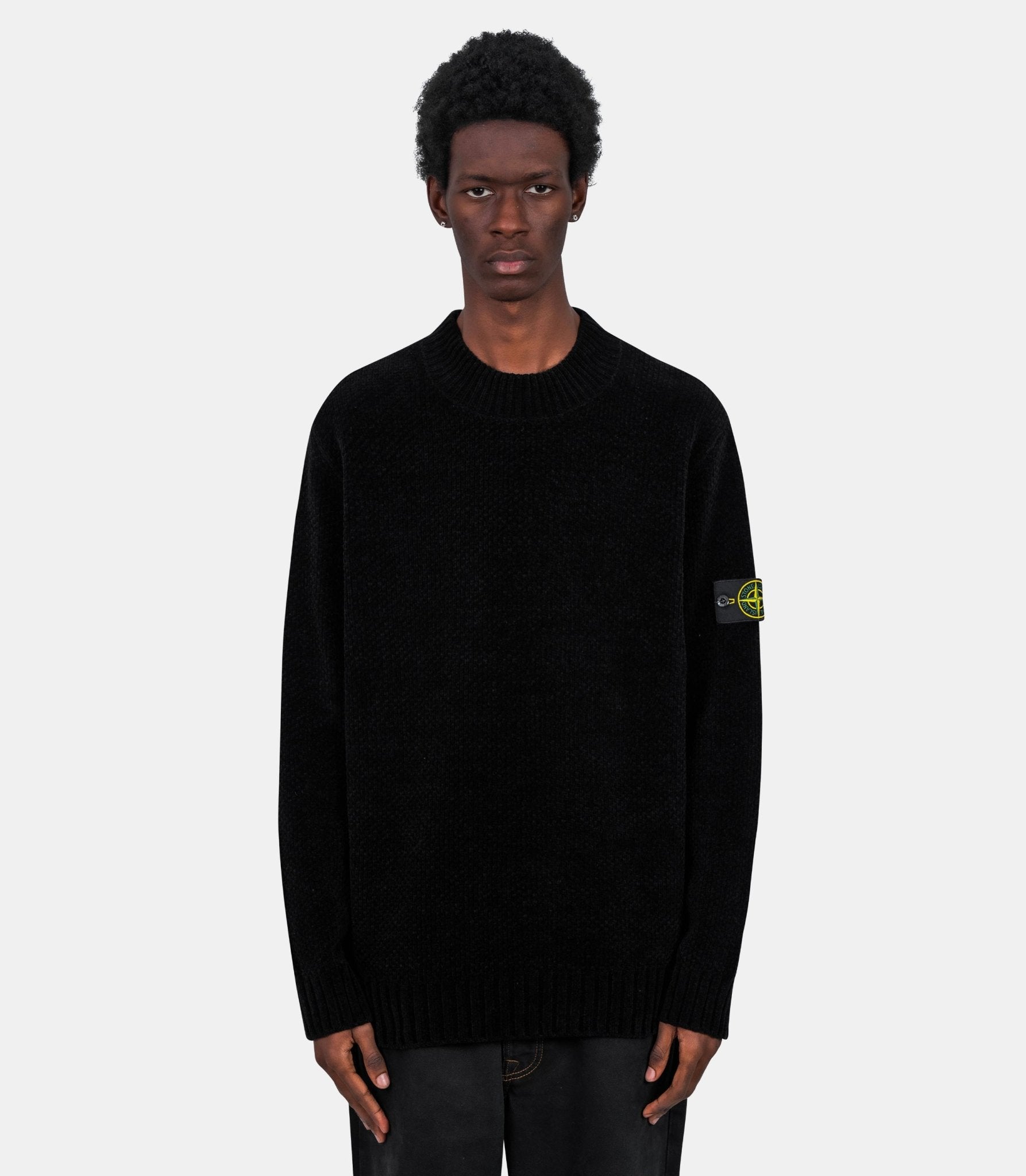 Pull moss stitch cotton chenille - L1S155100005S00N8-V0029-S - Stone island