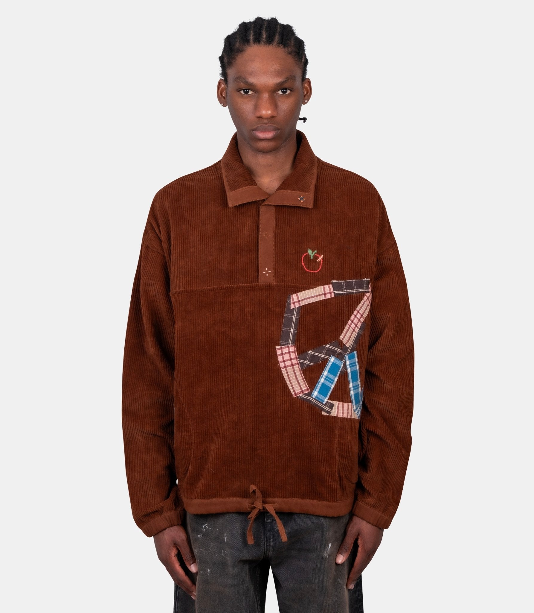 Pull polite peace patchwork - SSS26TPPOLCOTPPW-S - Story mfg.