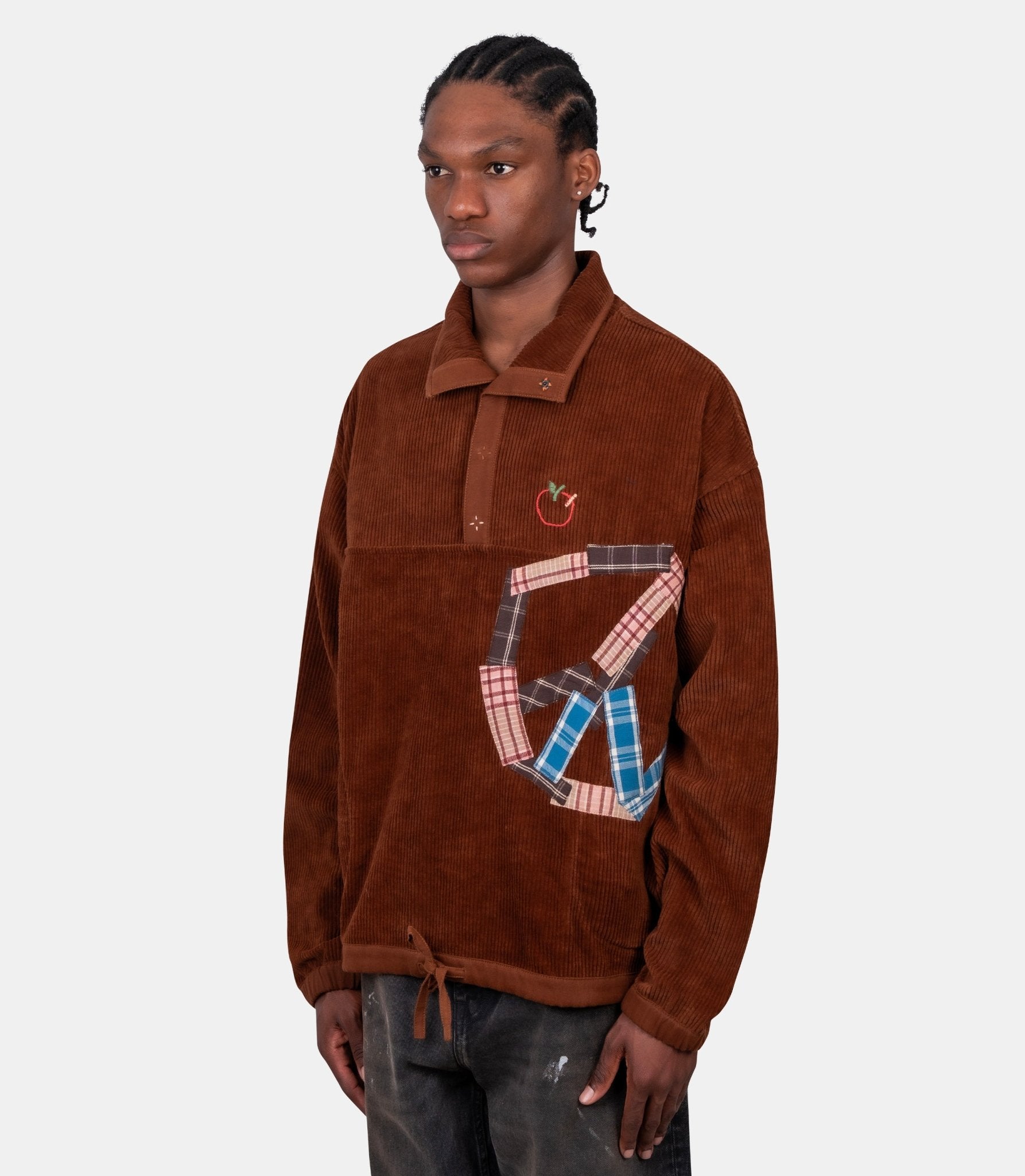 Pull polite peace patchwork - SSS26TPPOLCOTPPW-S - Story mfg.