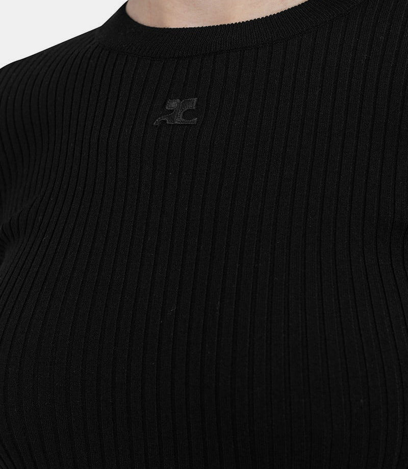 Pull pression aux épaules maille côteléeVESMPU187FI0001 - 9999 - XSCourrèges