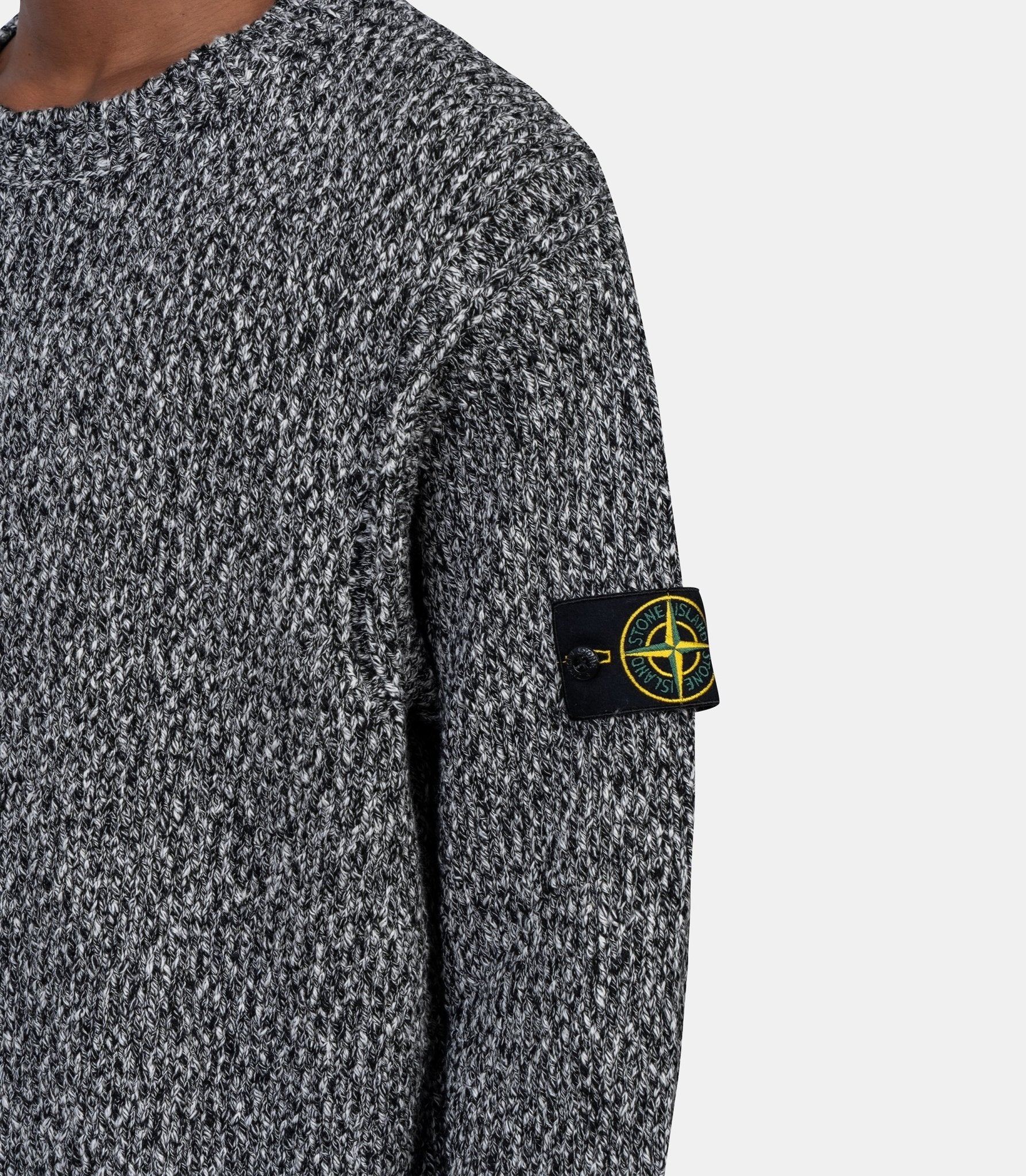Speckled cotton sweater - Stone island - Family 3.0
