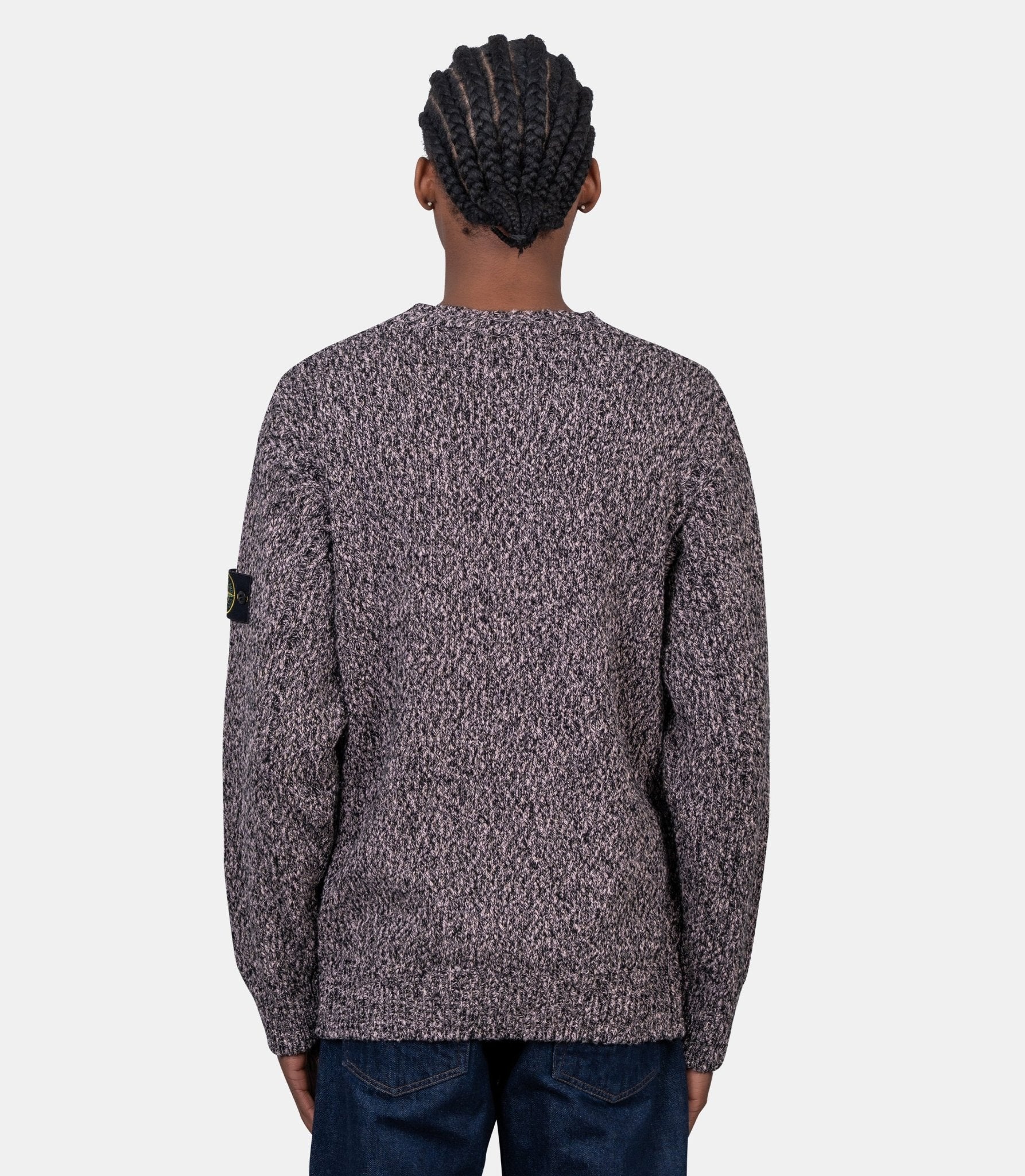 Speckled cotton sweater - Stone island - Family 3.0